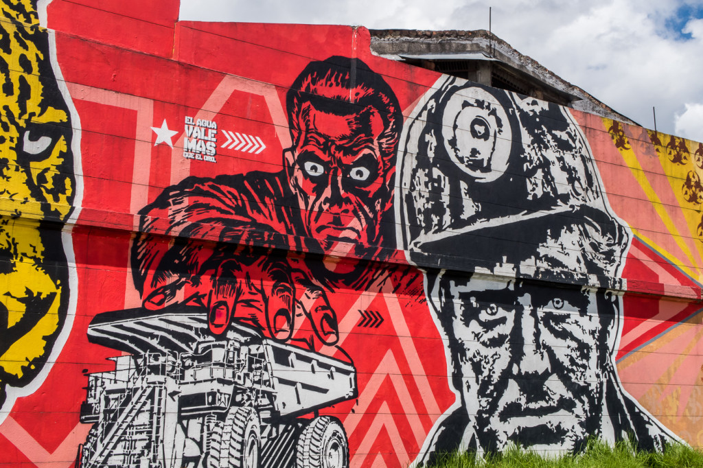 Graffiti in Bogota, Colombia