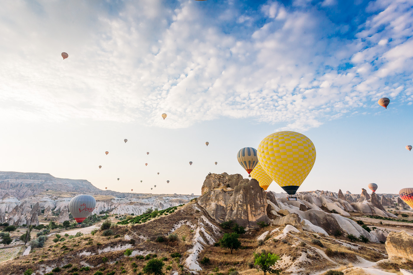 The best way to see Cappadocia - by hot air balloon flight