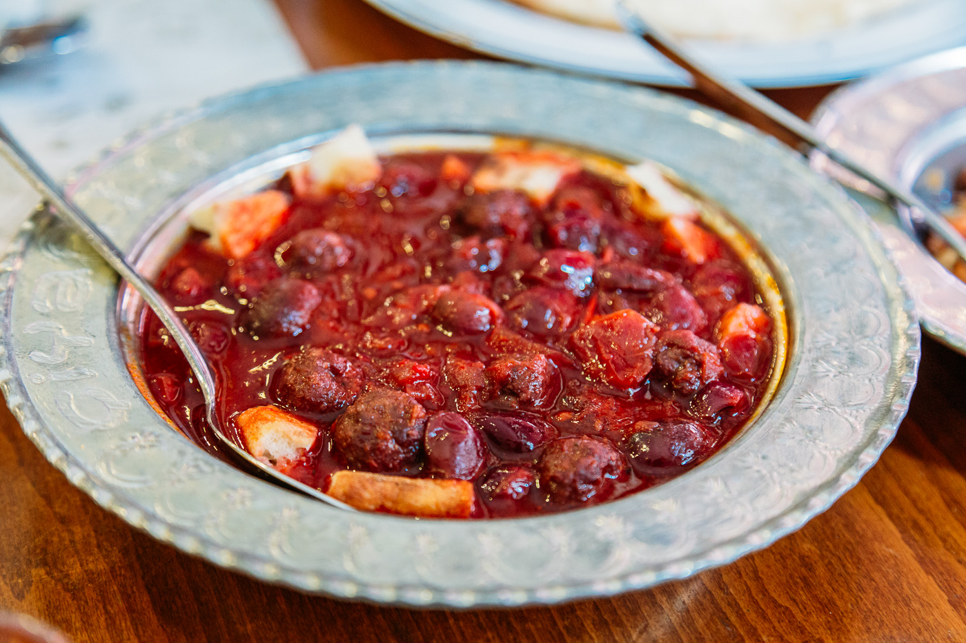 Sour Cherry Meatballs at Ciya