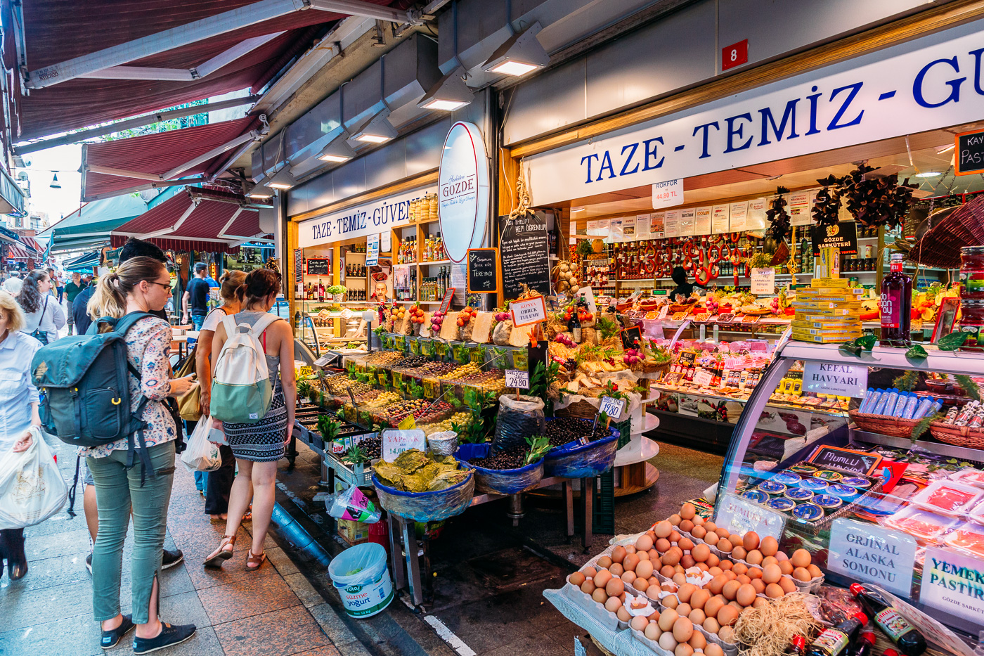 Touring the food markets of Istanbul, Turkey