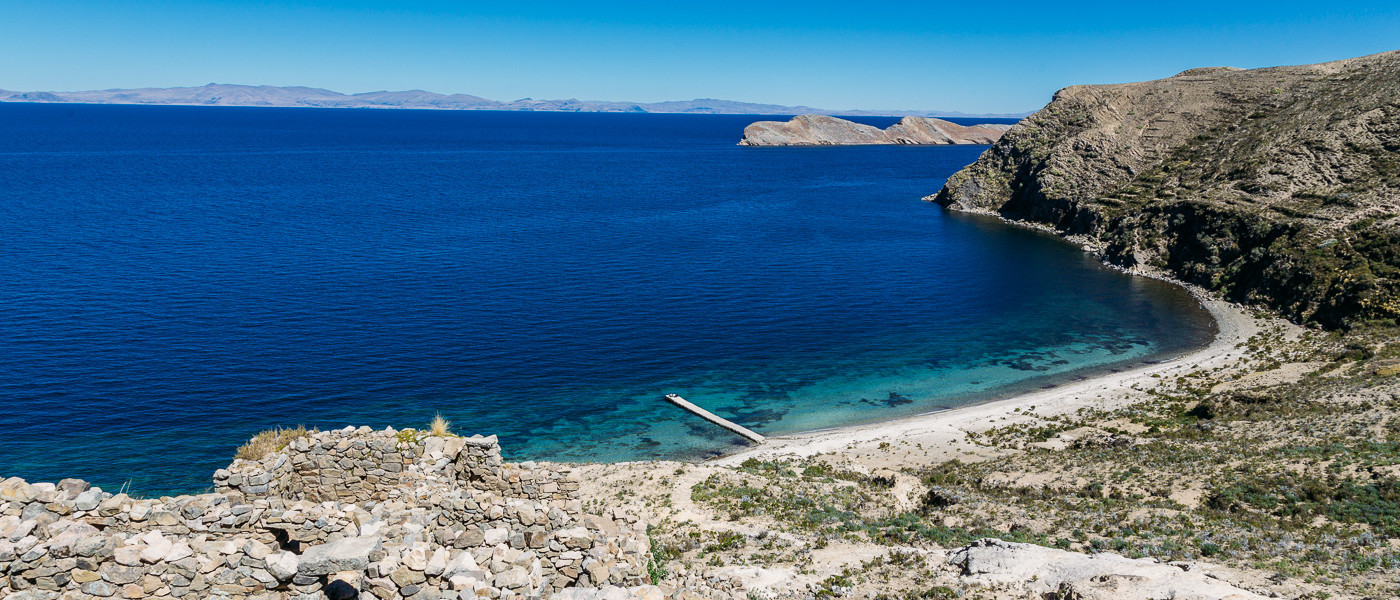 The deepest blue sky and lake you've ever experienced - Lake Titicaca, Peru