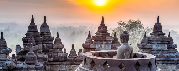 We purchased tickets for the sunrise tour of Borobudur temple