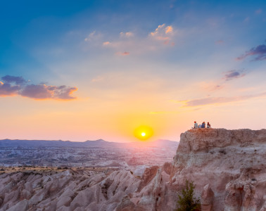 Red Valley Sunset (Kizilcukur) offers spectacular views of Cappadocia's otherworldly tuff rock landscape