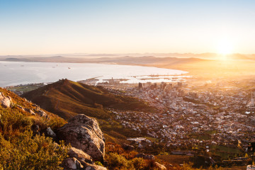 Visiting Cape Town's Lion's Head Summit at Sumrise