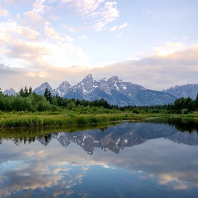 Early morning at Schwabacher Landing